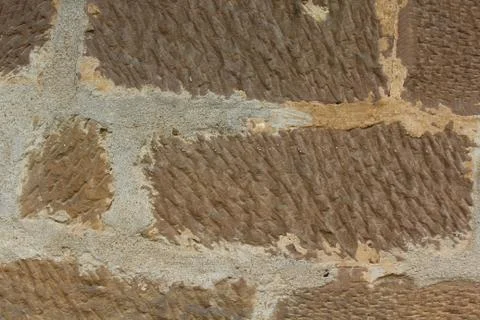Brown stone wall Stock Photos