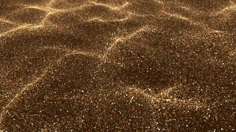 Brown storm in the dunes motion animation. Sahara desert background loop. F.. Stock Footage 246963333