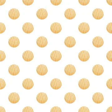 Brown striped circles seamless repeating pattern background design Ilustración de archivo