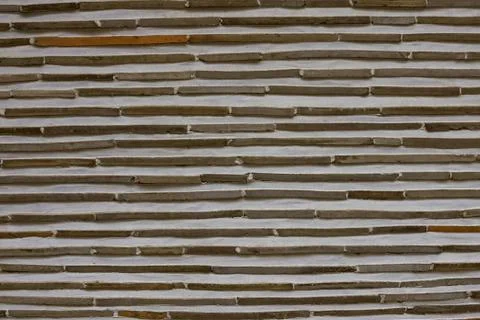 Brown stripes on a light background. Stock Photos