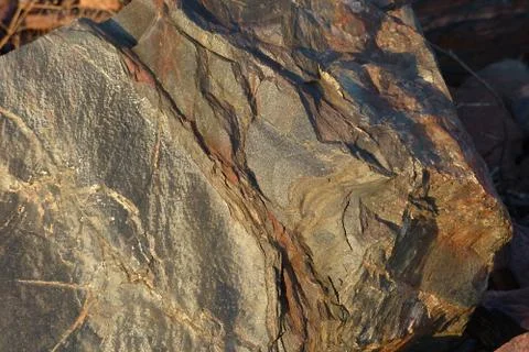 The brown structure of the stone. Minerals texture. Natural pattern. Stock Photos