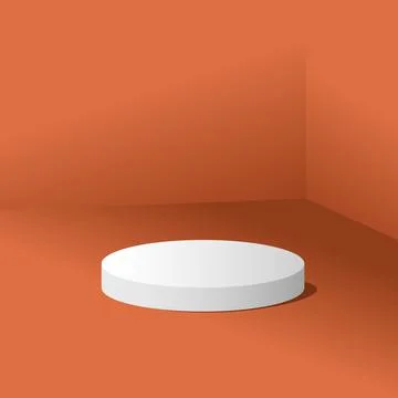 Brown studio background. Stock Illustration