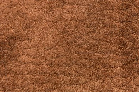 Brown Suede Leather Surface Texture Macro Background Stock Photos