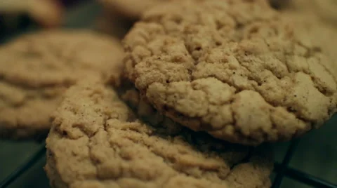 Brown Sugar Bourbon Cookies CU Video stock 47650091