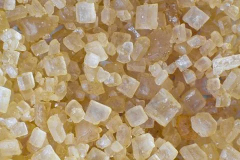 Brown sugar macro Stock Photos