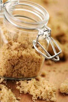 Brown sugar Foto stock