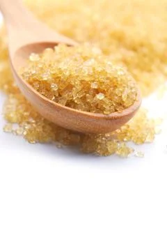 The brown sugar Stock Photos