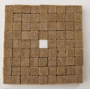 Brown sugar Foto stock