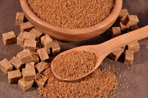 Brown sugar Stock Photos