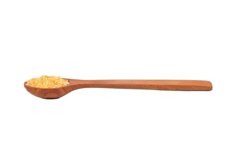 Brown sugar in spoon Foto stock