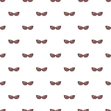 Brown sunglasses pattern Stock Illustration
