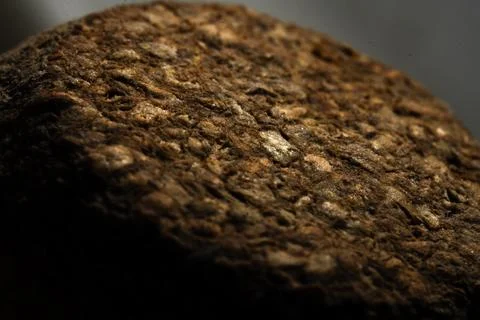 A brown surface with a grainy texture Stock Photos