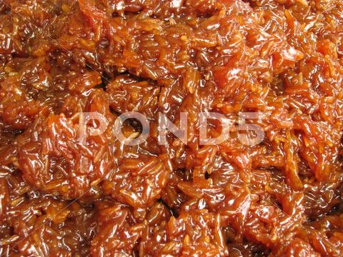Brown sweet glutinous rice Stock Photos