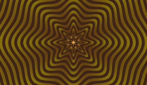 Brown Swirl Circle Pattern Background Stock-Illustration