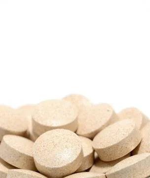 Brown tablets Foto stock