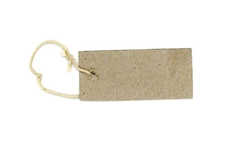 Brown tag label Stock Photos