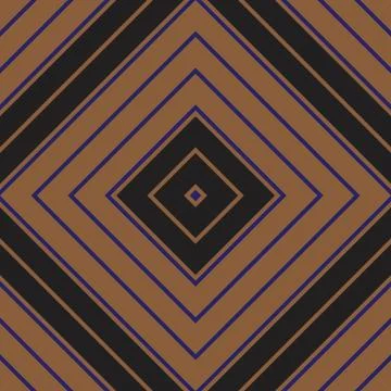 Brown Taupe Argyle Striped seamless pattern background in diagonal style Stock Illustration
