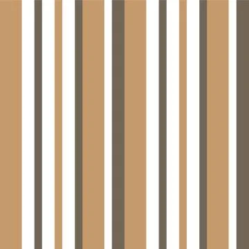 Brown Taupe Stripe seamless pattern background in vertical style Stock Illustration