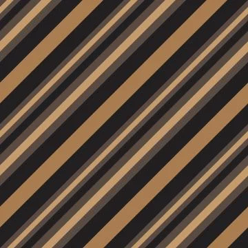 Brown Taupe Stripe seamless pattern background in diagonal style Stock Illustration