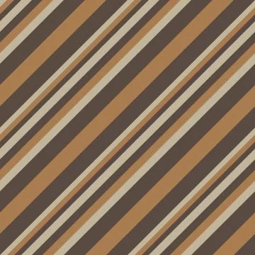 Brown Taupe Stripe seamless pattern background in diagonal style Illustrazione stock