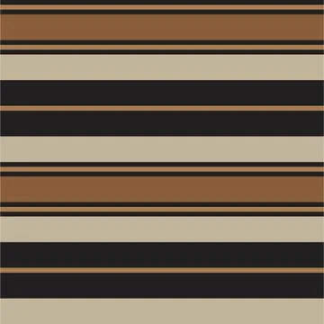 Brown Taupe Stripe seamless pattern background in horizontal style Stock Illustration