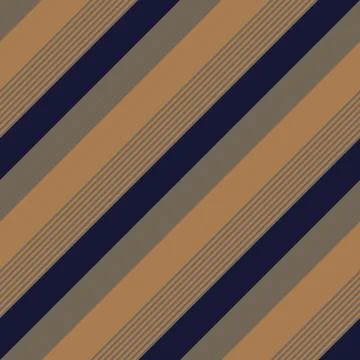 Brown Taupe Stripe seamless pattern background in diagonal style Stock Illustration