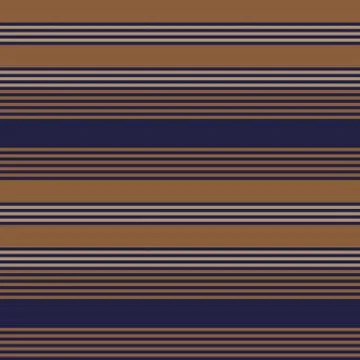 Brown Taupe Stripe seamless pattern background in horizontal style Stock Illustration
