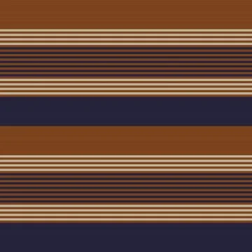 Brown Taupe Stripe seamless pattern background in horizontal style Stock Illustration