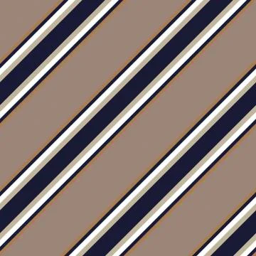 Brown Taupe Stripe seamless pattern background in diagonal style Illustrazione stock