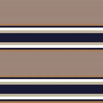 Brown Taupe Stripe seamless pattern background in horizontal style Illustrazione stock