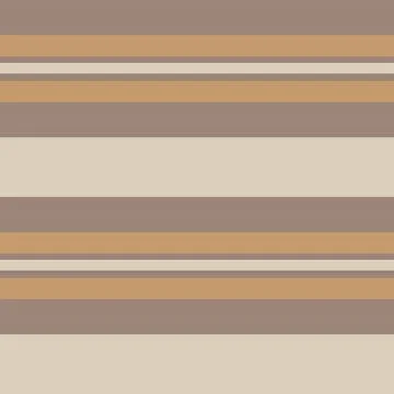 Brown Taupe Stripe seamless pattern background in horizontal style Stock Illustration