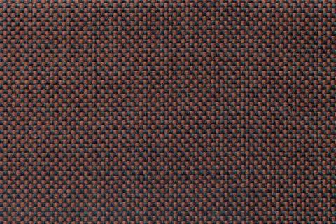 Brown textile background with checkered pattern. Structure of the fabric macr Stock Photos