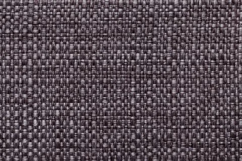 Brown textile background with checkered pattern. Structure of the fabric macr Stock Photos
