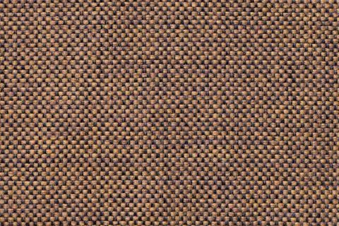 Brown textile background with checkered pattern. Structure of the fabric macr Stock Photos
