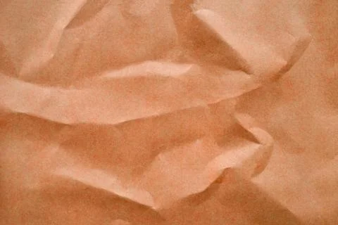 Brown texture background. Crumpled paper Stock Photos