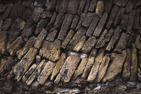 Brown texture. Stone background. Rock texture. Grunge Rough structure. Abstra Stock Photos