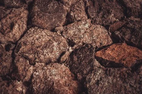 Brown texture. Stone background. Rock texture. Grunge Rough structure. Abstra Stock Photos