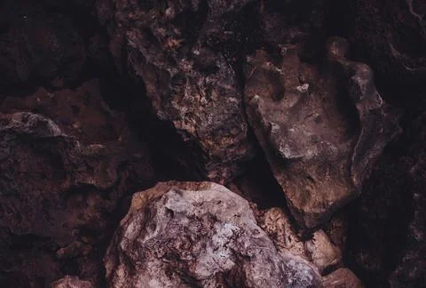 Brown texture. Stone background. Rock texture. Grunge Rough structure. Abstra Stock Photos
