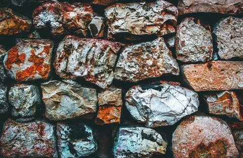 Brown texture. Stone background. Rock texture. Grunge Rough structure. Abstra Stock Photos
