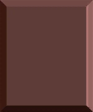 A brown textured frame with three-dimensional edges creating a simple abstr.. イラスト素材