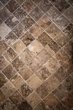 Brown tile background Foto stock