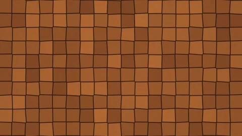 Brown tile pattern with square shapes arranged in a grid Stock Footage 338168757