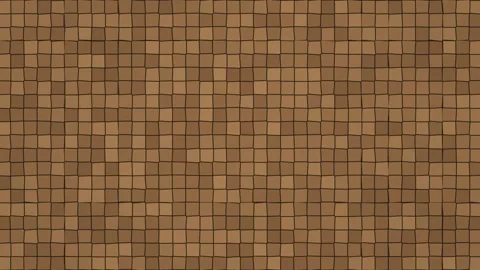Brown tiled texture with square patterns on a flat surface 库存影片 338227864