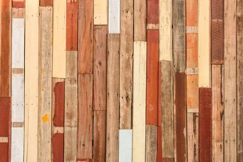 Brown timber board background Foto stock