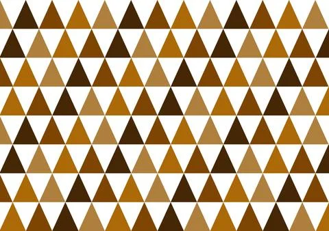Brown triangle pattern Stock Illustration