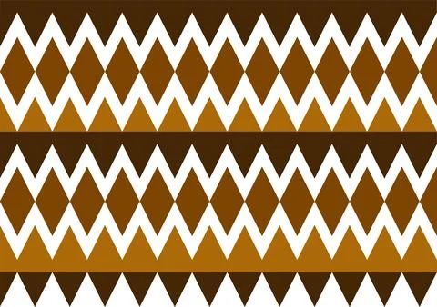 Brown triangle pattern Stock Illustration