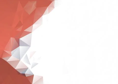 Brown triangles shape With White Space Abstract Low Poly Geometric Polygonal Stock Illustration