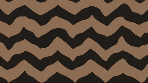 Brown trippy abstract art flat pattern moving backgrounds cool to abstract, Video stock 297437015