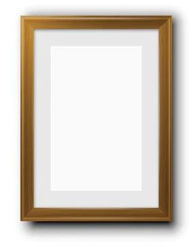 Brown Vector Frames Illustrazione stock