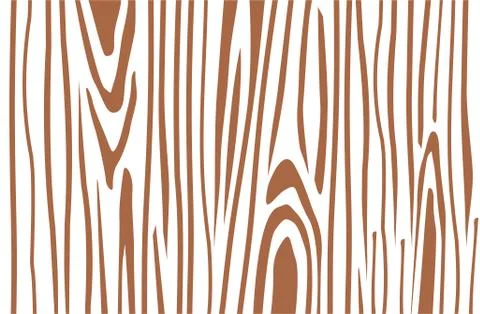 Brown Vector illustration the slice of wood. the structure of th Stock Illustration